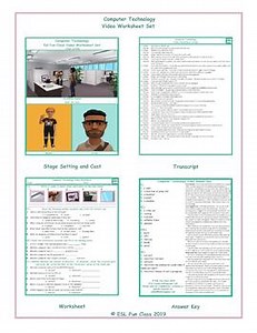 Computer Technology Video and Worksheet