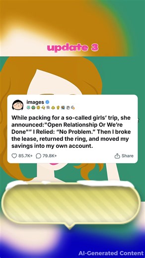 While packing for a so-called girls’ trip, she announced: