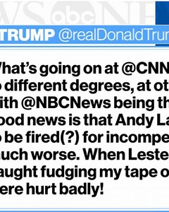 Trump's morning tweet storm