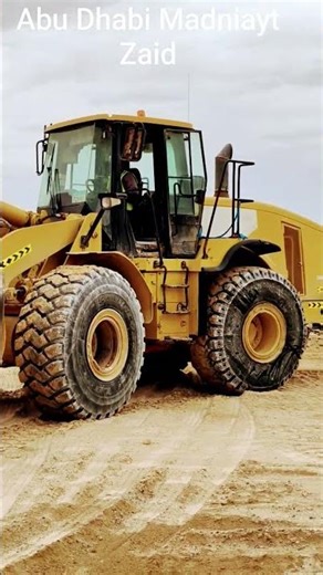 CAT 966H wheel loader #heavymachinery #heavydutyvlogs #abudhabi