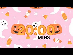 20-Minute Halloween-Themed Countdown Timer – Classroom Breaks, Study, Parties & More✨