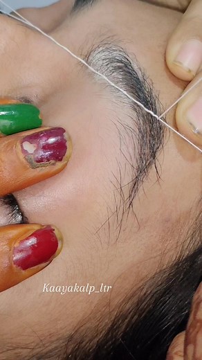 #threadingspecialist #threadingservices #eyebrowshape #threadingeyebrows #eyebrows #eyebrowshaping #threading #eyebrowtint | kaya_kalp_ladies_beauty_parlor