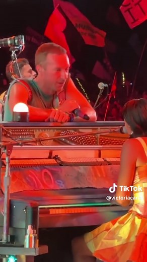 Coldplay Paradise Piano Performance at Glastonbury with Chris Martin