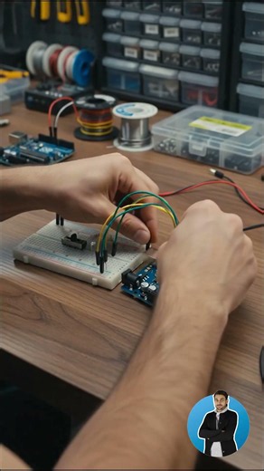 10 Saniyede LED Yakmayı Öğren💡 #arduino #elektronik #tutorial #robotikkodlama