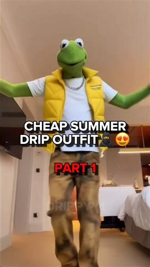 Cheap summer drip outfit!#foryou#fyp#drip#edit#for#foryoupage#summer#nike#yeezy#crocs#cheap