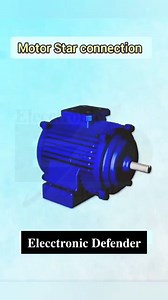 Motor connection with Star delta #elecctronic_defender #fbreels #foryoupageシ #electrician #electronics #electricity #watch #project #electricianlife #videos | Elecctronic Defender