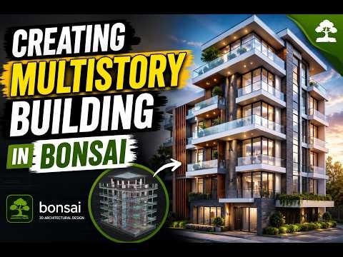 Bonsai bim for Beginners: Multi-Story Building Setup Made Easy