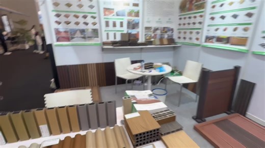 Exhibition of WPC Wall Panels in Indonesia
