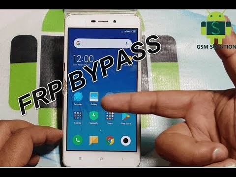 Xiaomi Redmi 4A( 2016117 ) FRP Bypass Latest Security Without Pc.