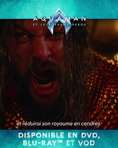 Retrouvez Jason Momoa dans Aquaman et le Royaume Perdu. Déjà disponible en DVD, Blu-Ray et VOD. | Warner Bros. Pictures
