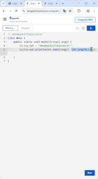 🗣️🎧: 🇨🇭 | 🧮 Basic Java - Coding Bat - "056_String1_withoutEnd" | #java #codingbat #education #basic