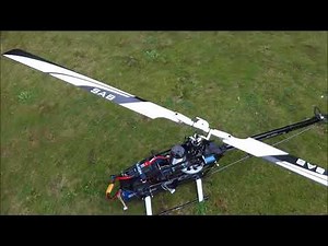 Align T Rex 700E, fertiggestellt und erstes Abheben, first hover !