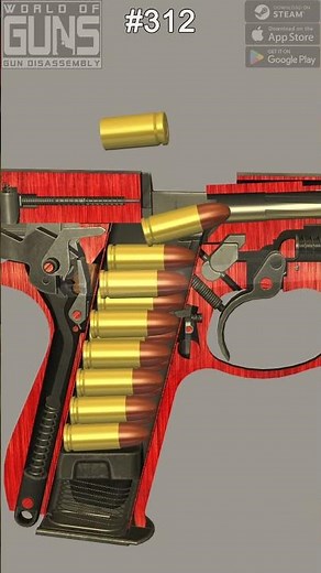 Walther P88 Compact — Slow Motion Cutaway Fire #firearmeducation #slowmotion #gunmechanics