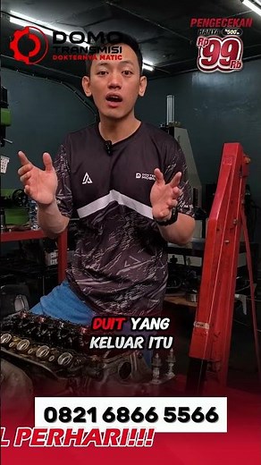 Mesin mobil matic kok kayak sawah!! - DOMO Transmisi #bengkelmatic #bengkel