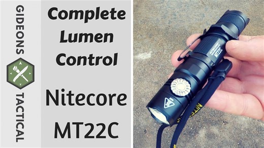 Nitecore MT22C flashlight complete control tested