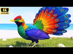 Top 100 Exotic Birds of the World 🌈 Stunning Colors & Pure Birdsongs | 8K Nature ASMR