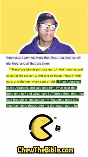 Abraham's Big Mistake: Abimelech's Shocking Questions #shorts