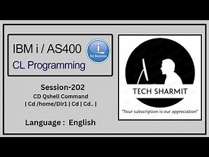cd command to change the directory | Change Directory Qshell command | ibmi training | Cd qshell |