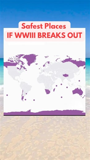 The Only Countries Safe From WWIII #worldwar3 #geopolitics #shorts