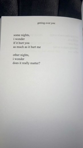 Getting Over You - Poetic Short Captions