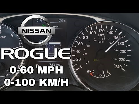 Nissan Rogue | Acceleration test | 0-60 Mph / 0-100 Km/h with dragy