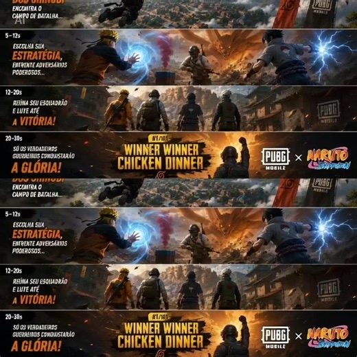 Anna Mezenga PUBG Mobile x Naruto BR collaboration