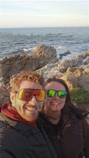 Sunset Walk to Lovers Point| Monterey Coastal Trail Magic #sunset #vlog #travel #coastalvibes