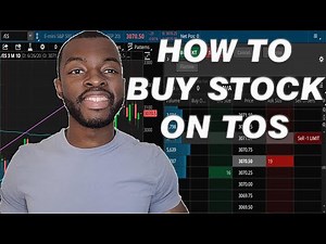 How To Buy And Sell Stocks On Thinkorswim | TD Ameritrade Beginner Tutorial