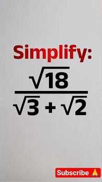 Radical Expression Simplified Fast! #maths #mathstricks #mathshorts #education #viralmath #satmath
