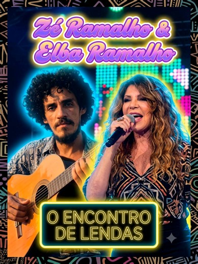 Zé Ramalho e Elba Ramalho ao vivo – clássico da MPB