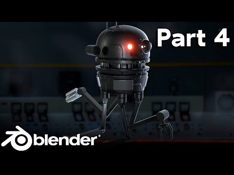 Sci-Fi Robot Drone: Part 4 (Animation and Rendering)