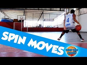 5 DRIBLES COM GIRO PARA DESTRUIR SEU MARCADOR - TUTORIAIS BASQUETE/ BASQUETE DE RUA