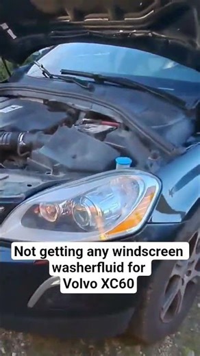 Volvo XC60 washerfluid problem