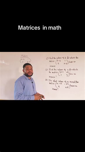 Understanding Matrices: Determinant Equals Zero