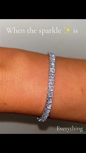 My beautiful Lab diamond 💎 tennis bracelet has arrived #fyp
