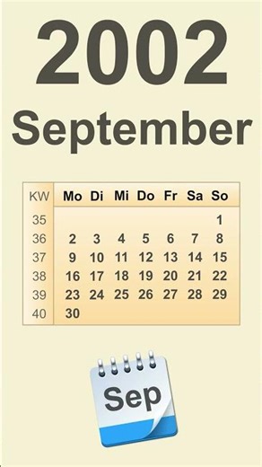 Kalender September 2002