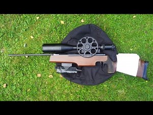 Field Target Practice with FWB 300S, 10 shots at 50 meters