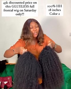 SOLD OUT ❌❌❌ Only 50 slots available !!! Yes, you can pay by installments, to complete payment within 2 months, minimum deposit is 15k. To order, please WhatsApp 08086686433. Hair studio address; 72/176 Ogui Road (same building with Niger insurance), By day spring bus stop, Enugu. Account details; Lemonade Emporium 0819896522 Access bank. Available for immediate pick up at the store. Delivery is within 7 working days after payment. | Lemonade Hair