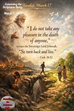 Examining the Scriptures Daily. March 17, 2026