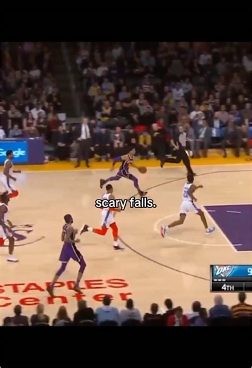 Scary Falls in NBA Games Compilation