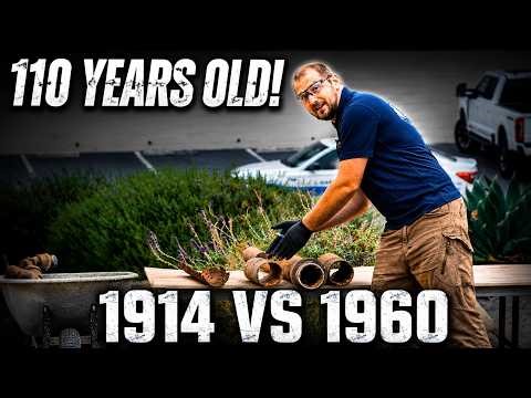 110 vs 60-Year-Old Cast Iron Pipe - The Winner Will Surprise You | San Diego Sewer Repair