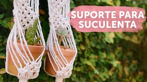 87K views · 5K reactions | Nesse tutorial passo a passo eu vou te mostrar como fazer um suporte híbrido duplo. | Osana Macramê | Facebook