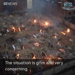 India's medical system is struggling to cope as they experience their biggest surge in COVID-19 since the pandemic began. For the fifth straight day, India has set a global record for a rise in daily coronavirus cases, with more than 350,000 cases in the last 24 hours. So far, more than 17 million people have contracted the virus and almost 200,000 people have died. | 7.30