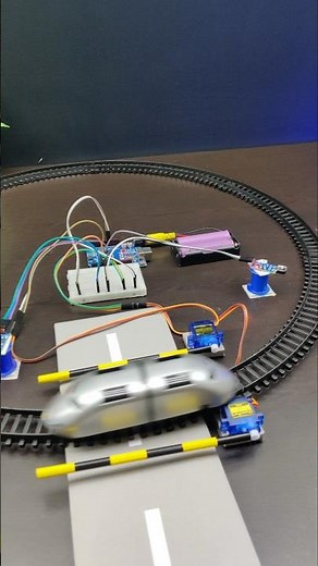 Railway Crossing Using Arduino UNO #arduinoprojects #arduinotutorial #arduino #railway #rail #iot