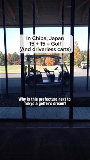 Driverless golf carts in Japan