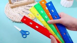 MotiMind 120 Pcs School Supplies Bulk with Safety Blunt Tip Student Scissors 12 Inch Plastic Rulers Back to School Kit for Student Classroom Office