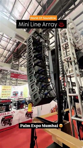 Mini Line Array at Palm Expo Mumbai 😍#ytshorts #palmexpo2026