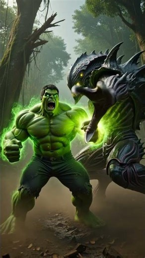 Hulk vs Alien Monster 😱 | காட்டில் நடந்த பயங்கரம்! #hulktamil