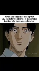 When the class is so boring 💯 #animememes #shorts