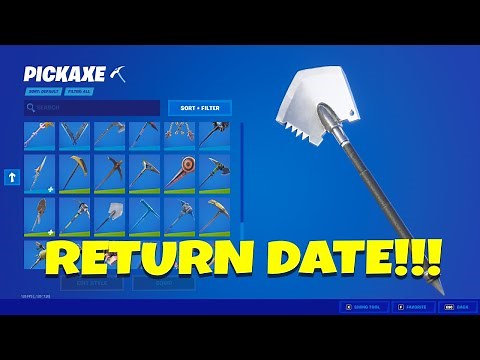 ICE BREAKER PICKAXE RETURN DATE in FORTNITE! (Ice Breaker Coming Back to the Item Shop 2023)